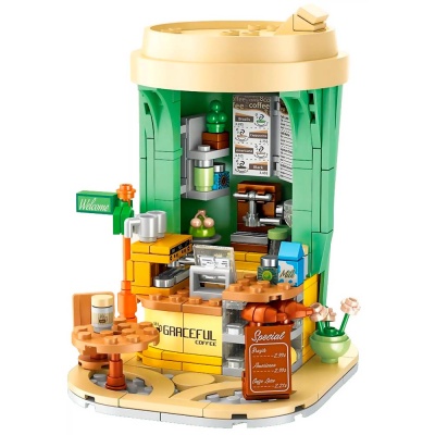 Конструктор Blockformers Кофейня 268 деталей свет 1toy Т26555 1